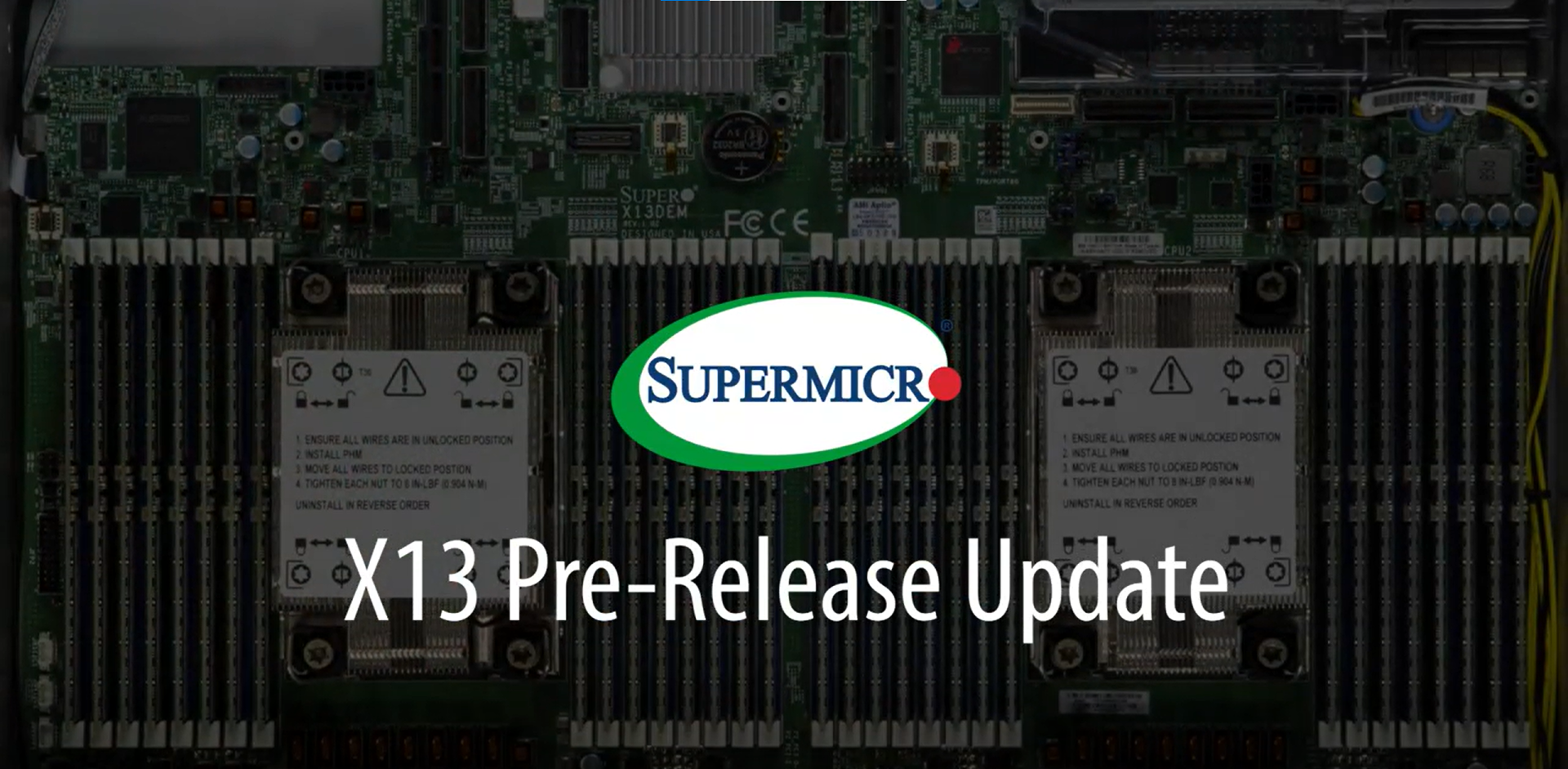 Supermicro ra mắt danh mục máy chủ Intel Xeon Scalable Gen 4 mới, tối ưu hiệu suất và hiệu quả làm mát