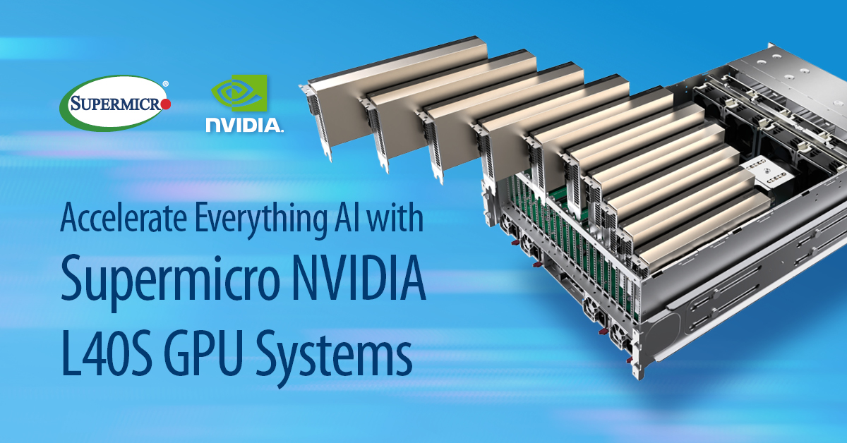 Khám phá Hệ Thống NVIDIA OVX của Supermicro: Đột phá mạnh mẽ trong Generative AI với GPU NVIDIA L40S Thế hệ mới