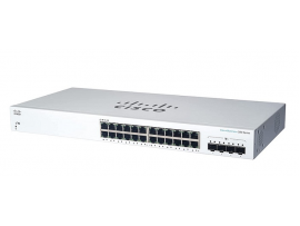 CBS220-24T-4X-EU Switch Cisco 24 Ports 1GE, 4 Ports 10G SFP+ Uplink