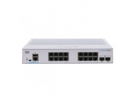 CBS350-16T-2G-EU Cisco Business 350 Series 16x10/100/1000 ports, internal power.