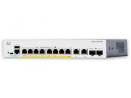 Switch Cisco C1300-8P-E-2G 8-Ports GE PoE+ 60W, 2 Combo Uplink