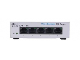 CBS110-5T-D-EU Cisco Business 110 Series Unmanaged Switches 5 port